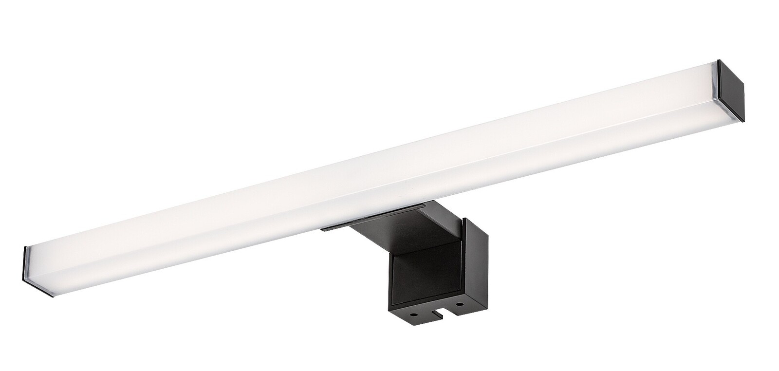 Rabalux Čierne LED svietidlo nad zrkadlo 3v1 Oliro 40cm 6W 75051