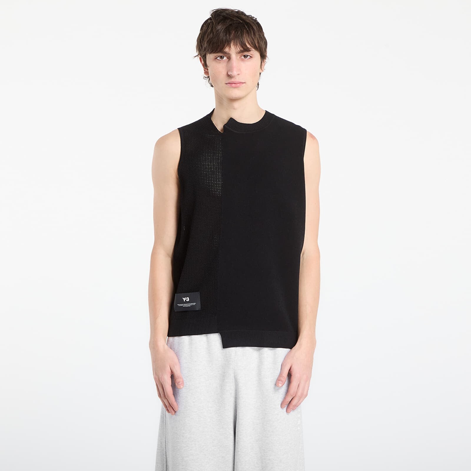 Vesta Y-3 Gfx Knitted Vest Black XL