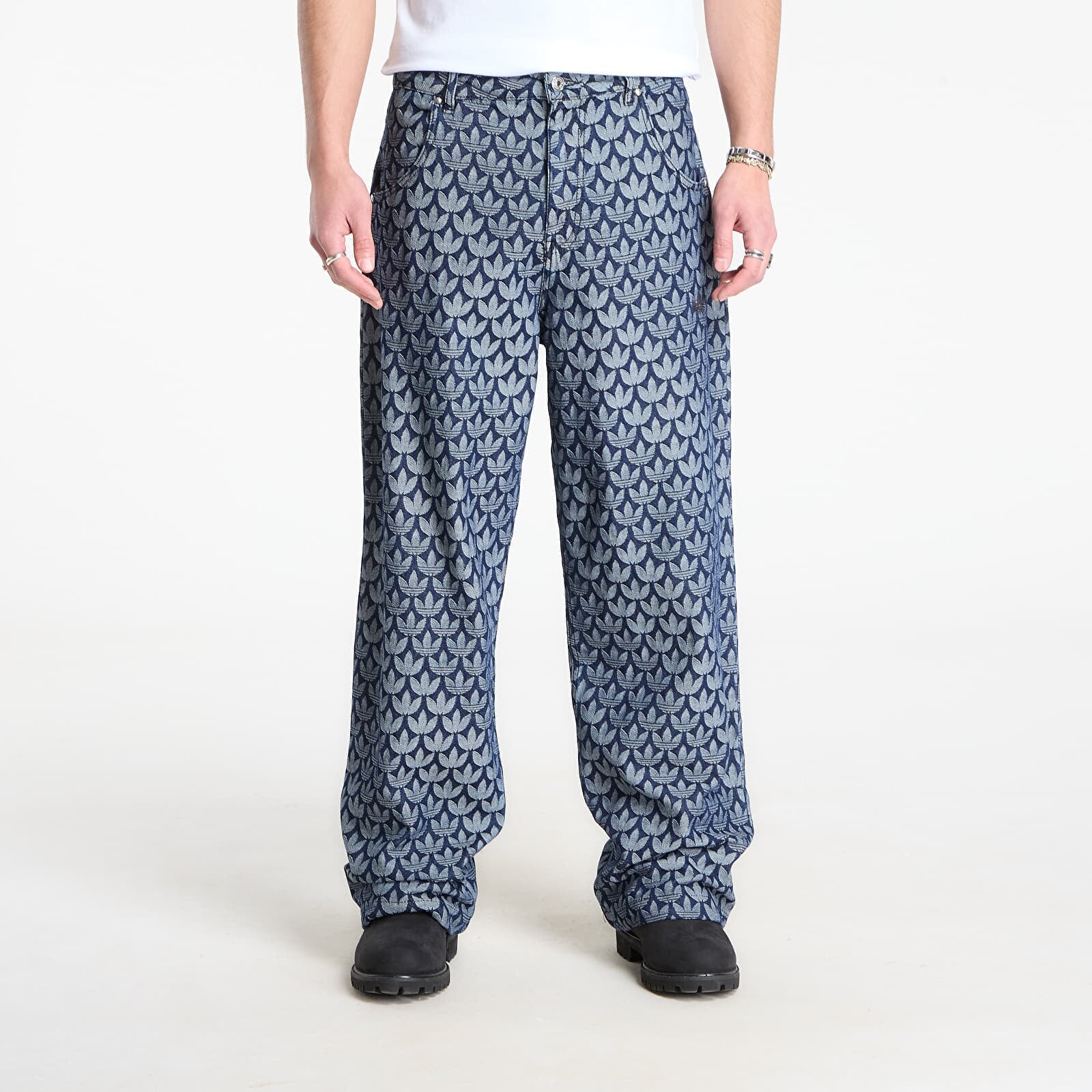 Kalhoty adidas Monogram Pant Indigo Denim 33