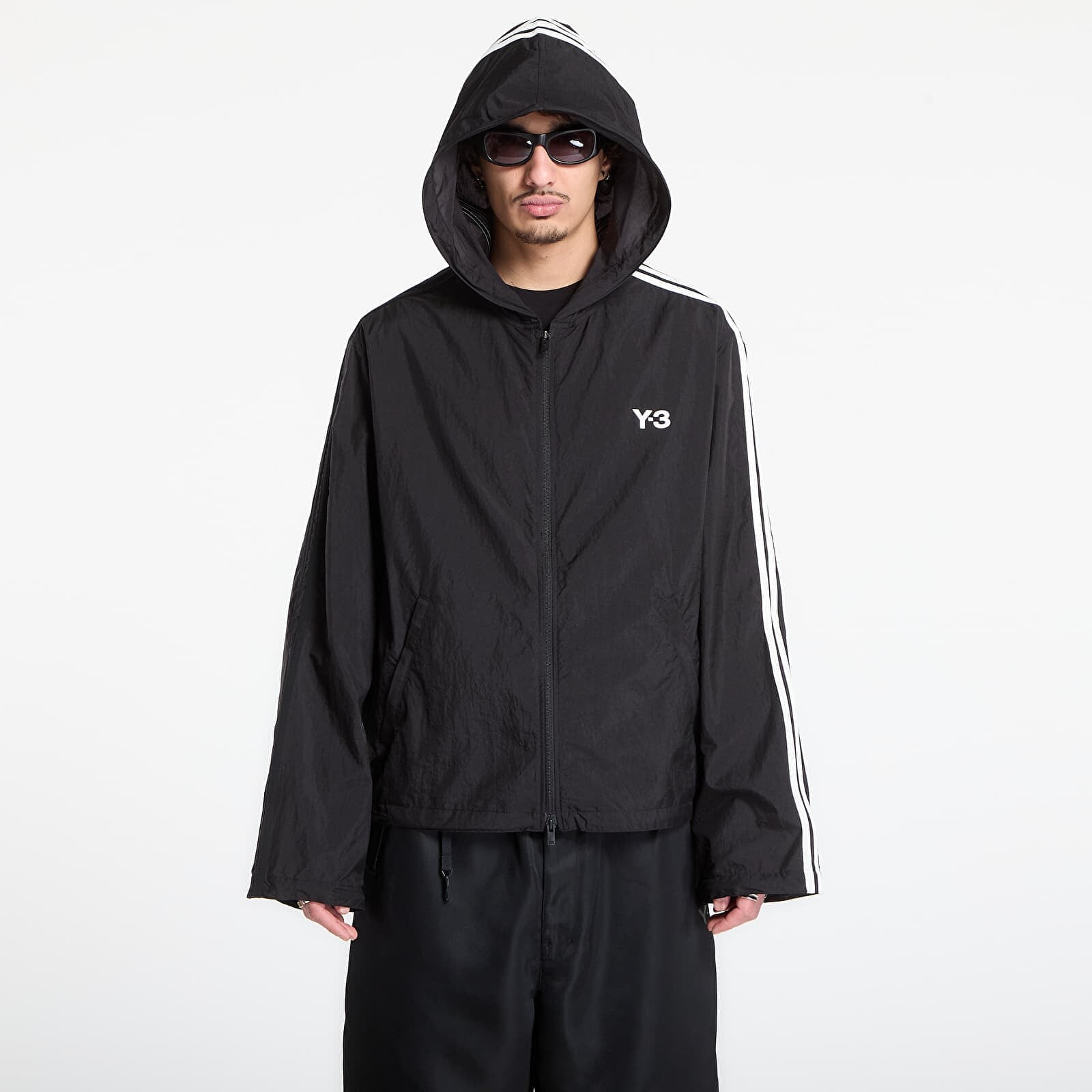 Bunda Y-3 Nylon Wired 3 Stripes Track Top Black M