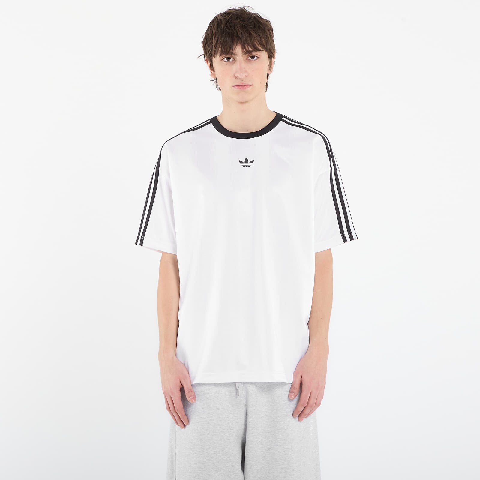 Tričko adidas Jacquard Jersey White S