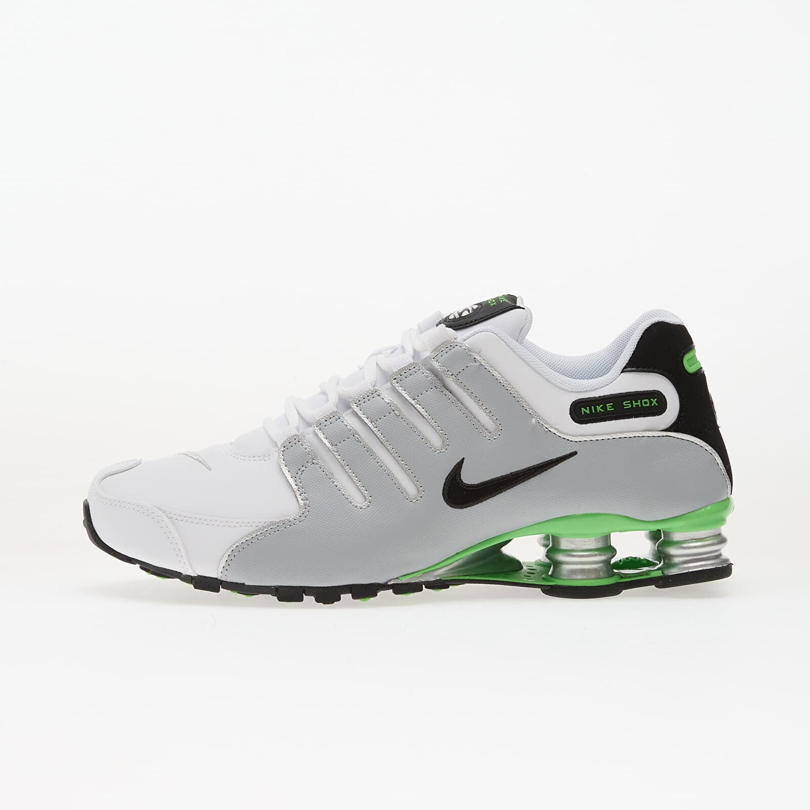 Tenisky Nike Shox Nz White/ Black-Metallic Silver-Green Pulse EUR 40
