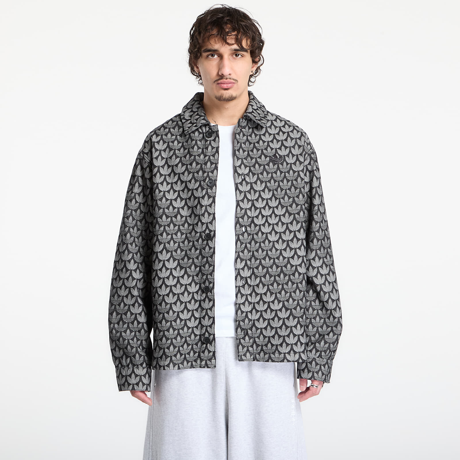 Košeľa adidas Monogram Shi Black M