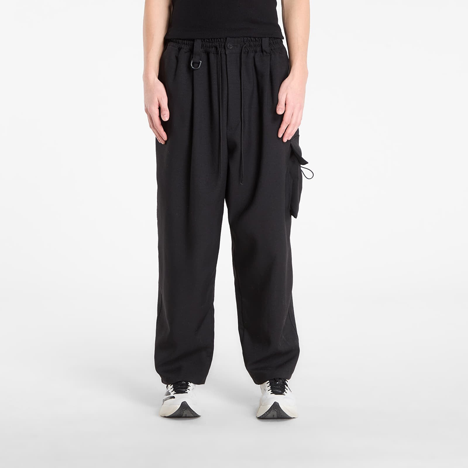Kalhoty Y-3 Sport Uniform Cargo Trousers Black/ Black XL