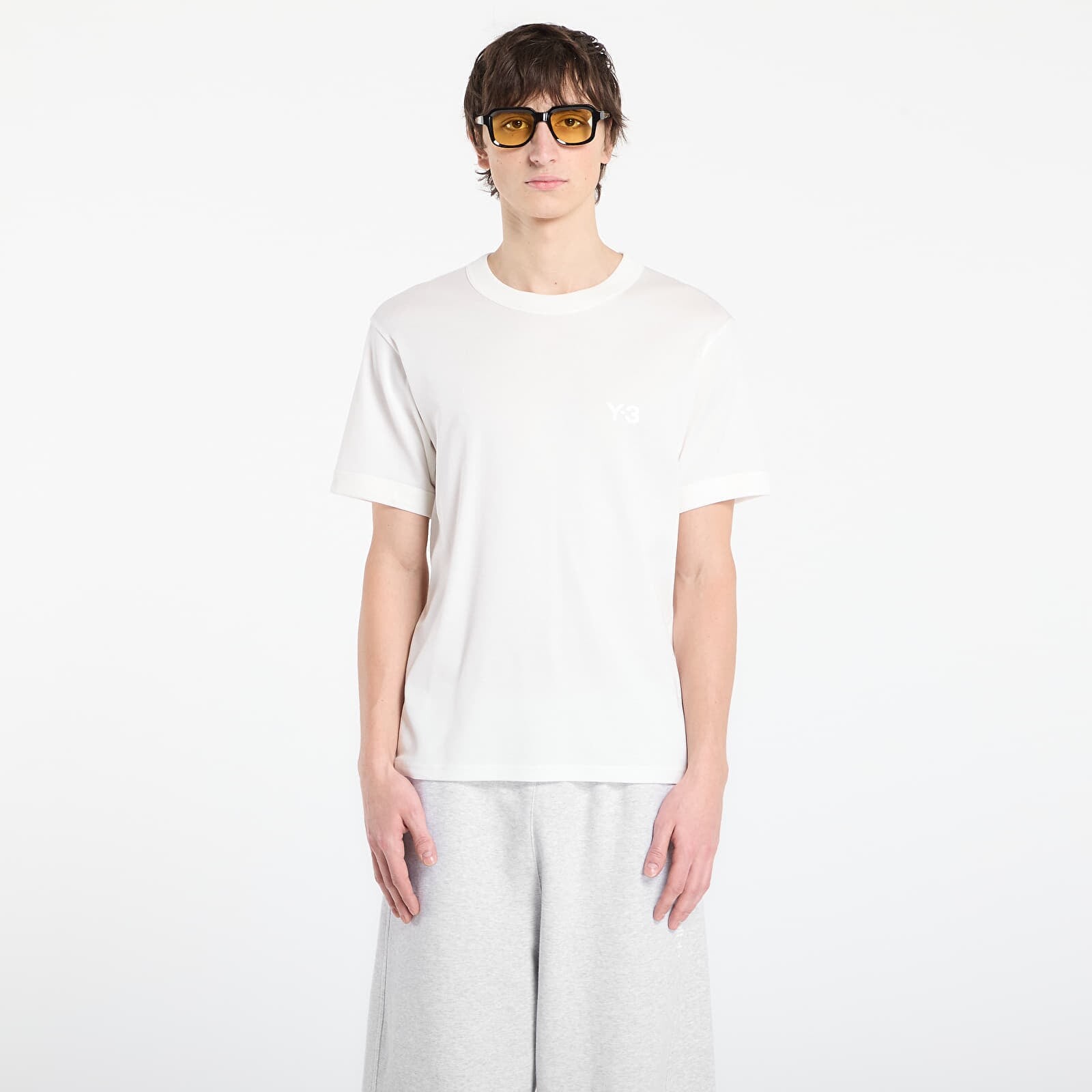 Tričko Y-3 Slim Short Sleeve T-Shirt Core White L