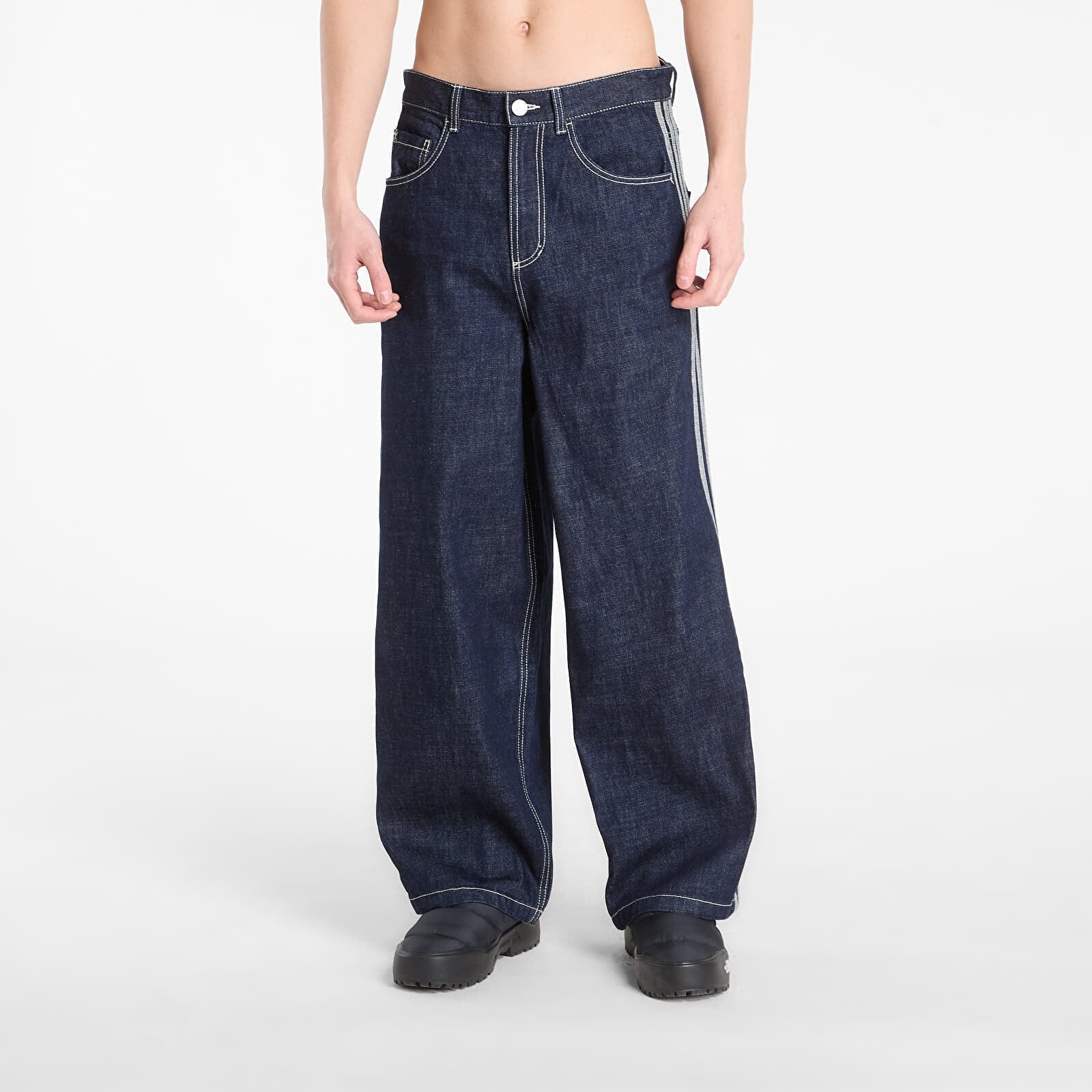 Džínsy adidas Denim Jeans Night Navy 34