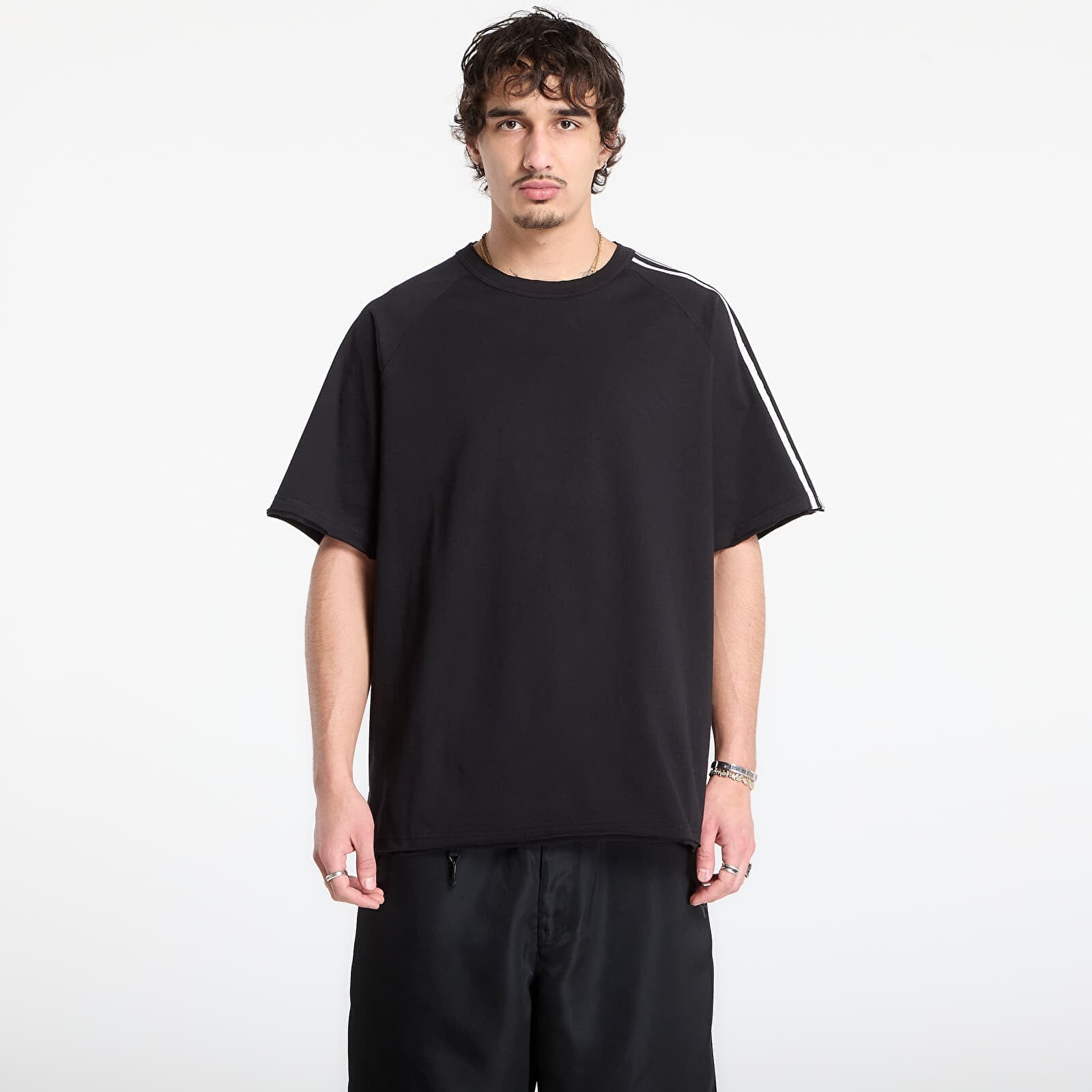 Tričko Y-3 Dip Dye Fitted T-Shirt Black XL
