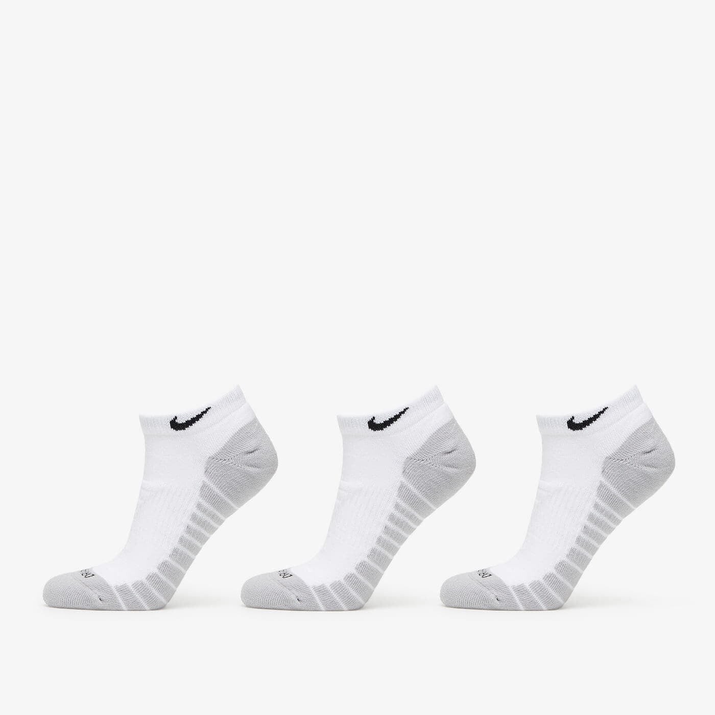 Ponožky Nike Everyday Max Cushioned Training No-Show Socks 3-Pack White M