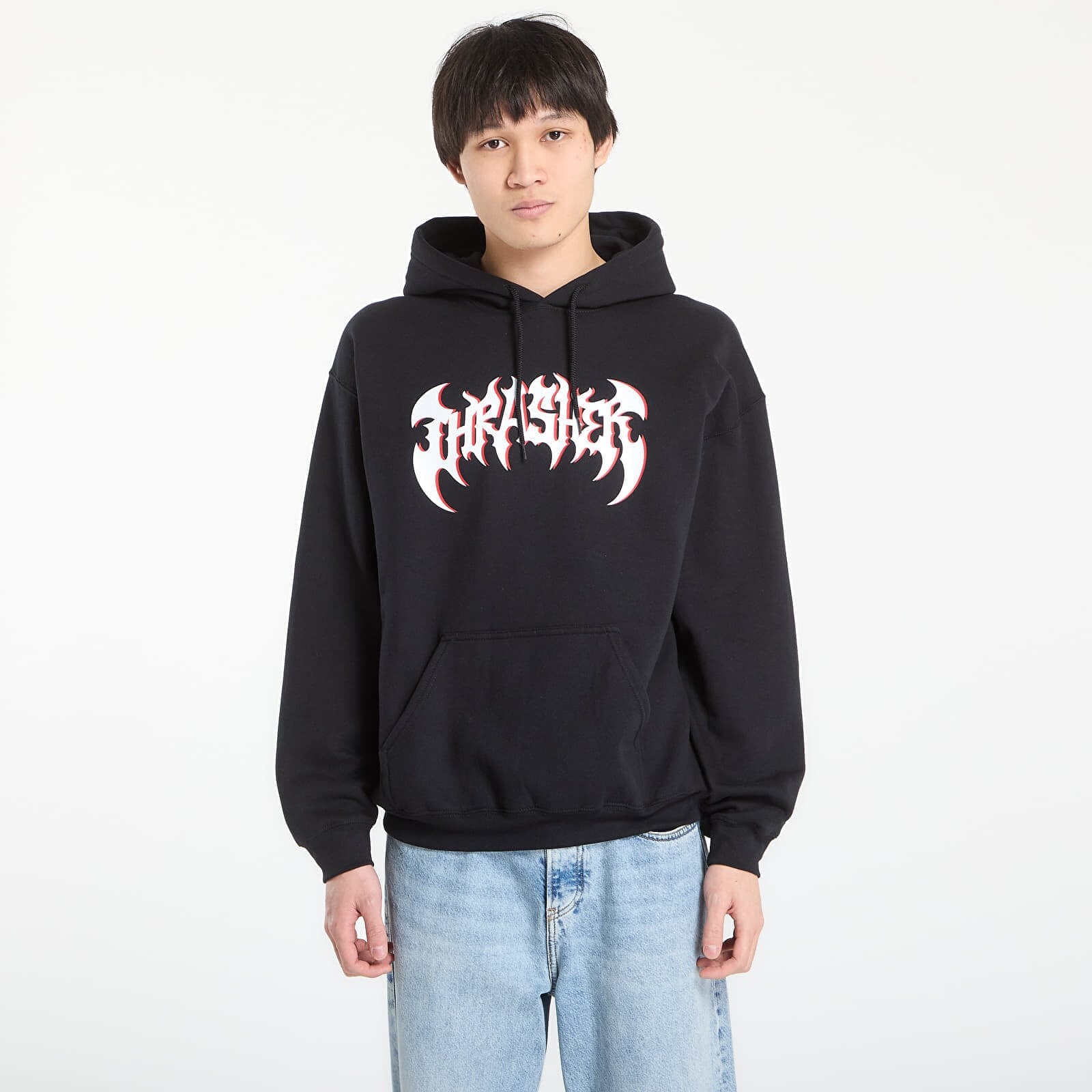 Mikina Thrasher Heavy Metal Hoodie Black XL
