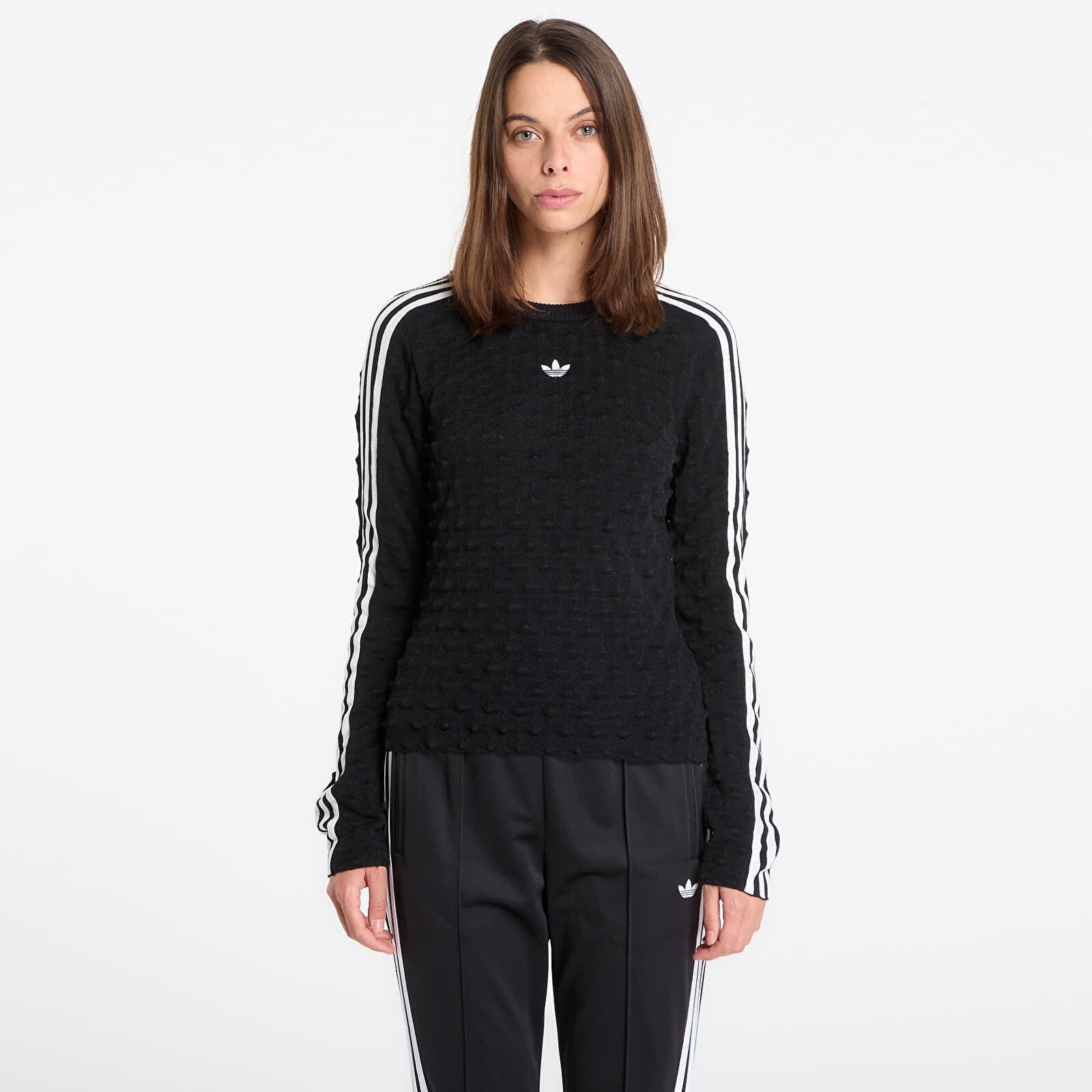 Tričko adidas Slim Ls Tee Black XS