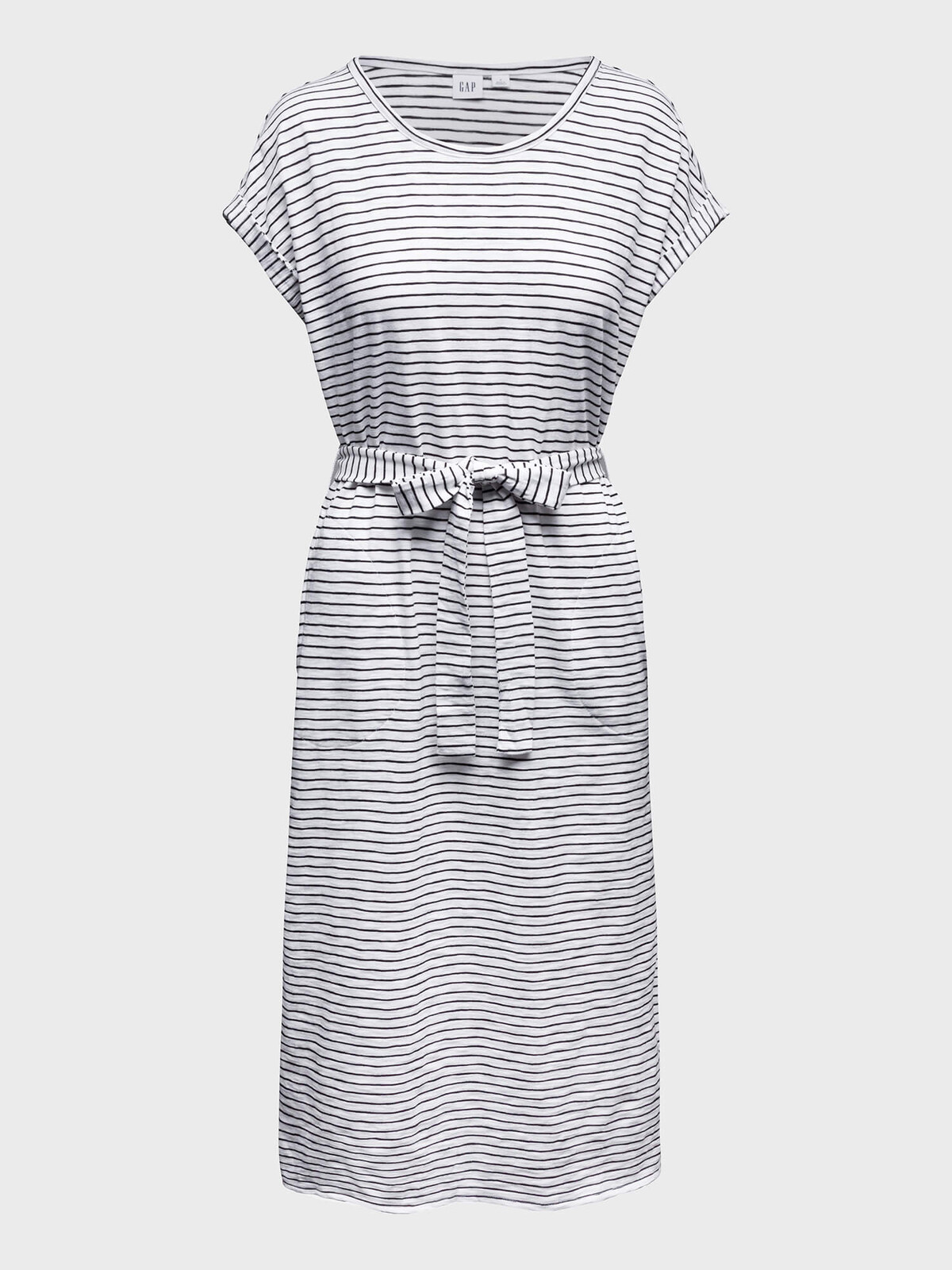 GAP Dress Short Sleeve Tie Waist Dress - Women's