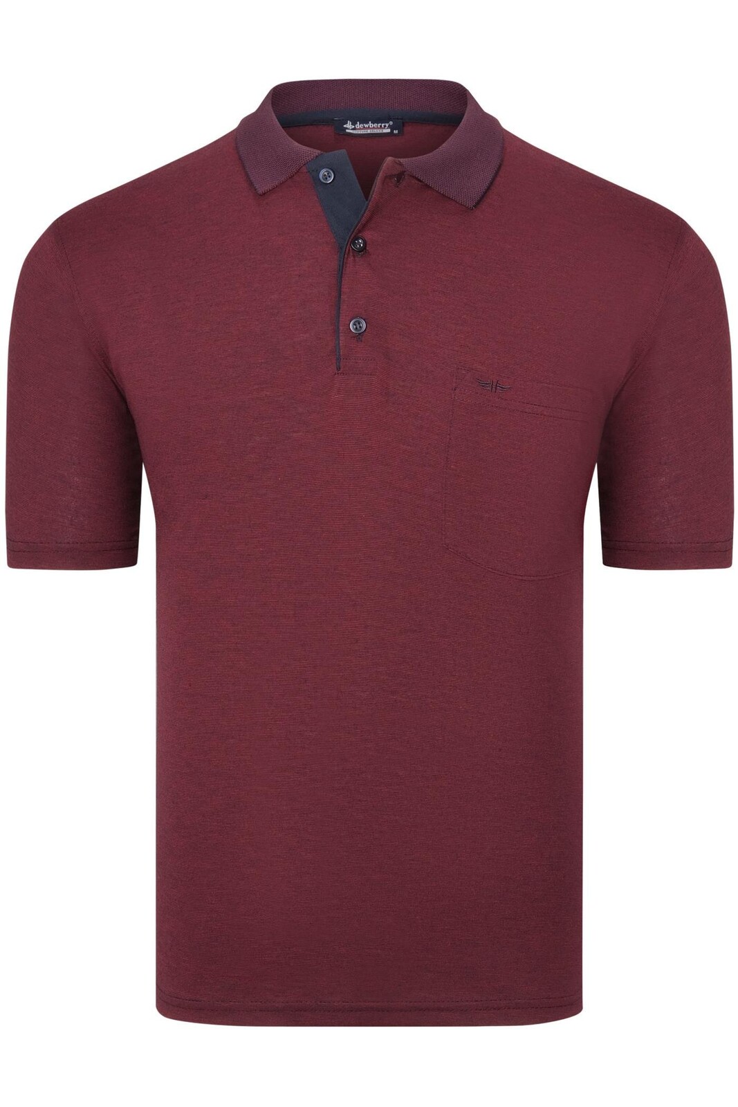 Bordová pánska polokošeľa Dewberry