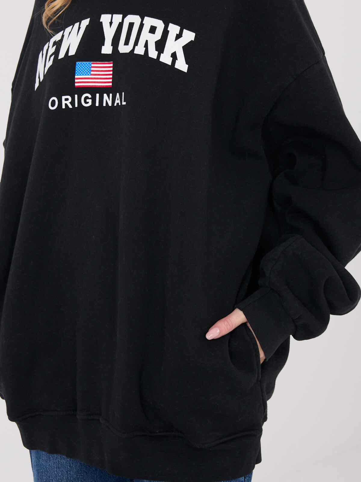 Čierna mikina New York Original