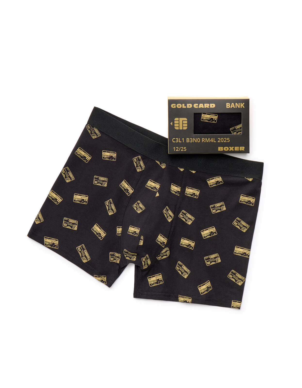 Celio Boxer Gift Pack Gold Credit Card - Men's