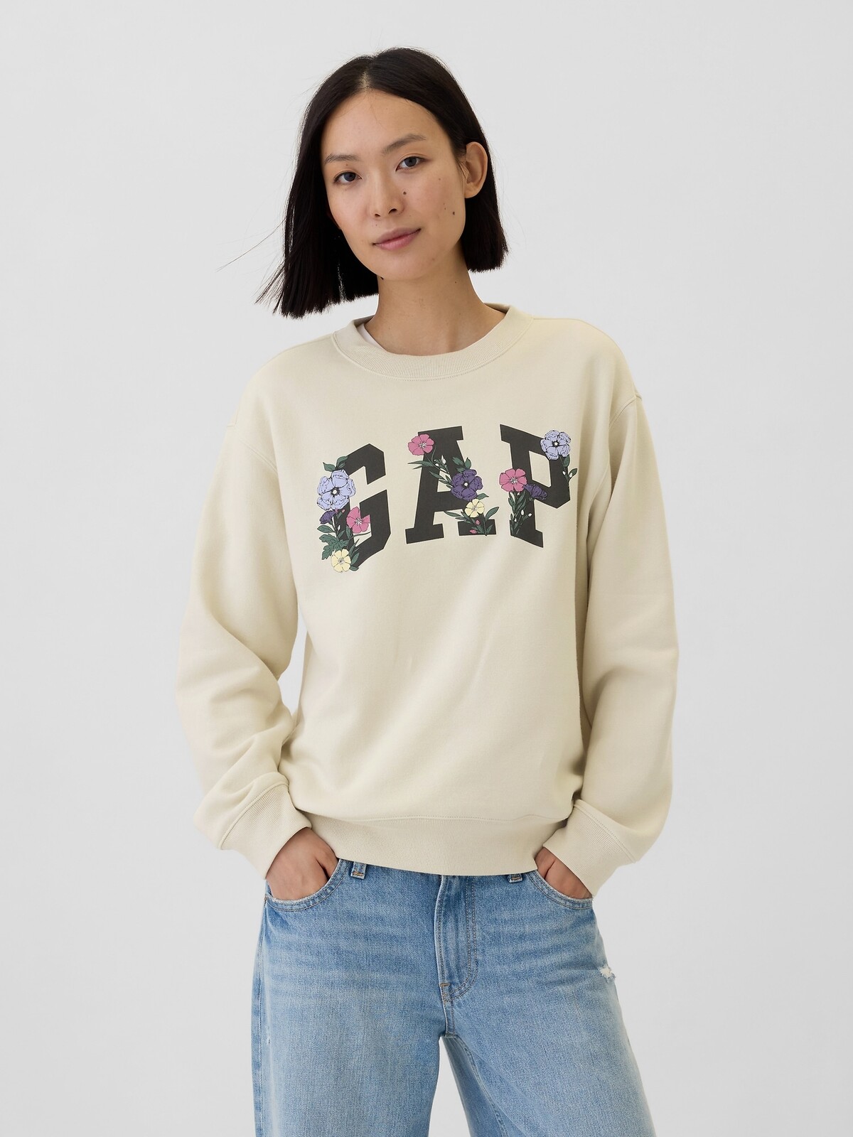 GAP Oversize Sweatshirt Fleece - Ladies