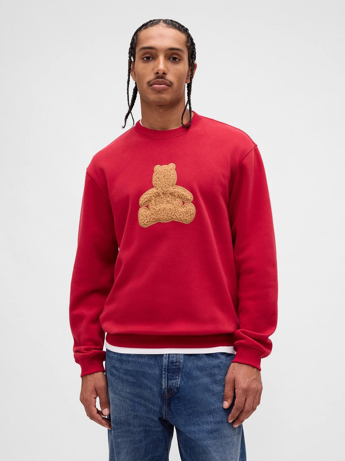 GAP Sweatshirt Brannan Bear Logo VintageSoft - Mens