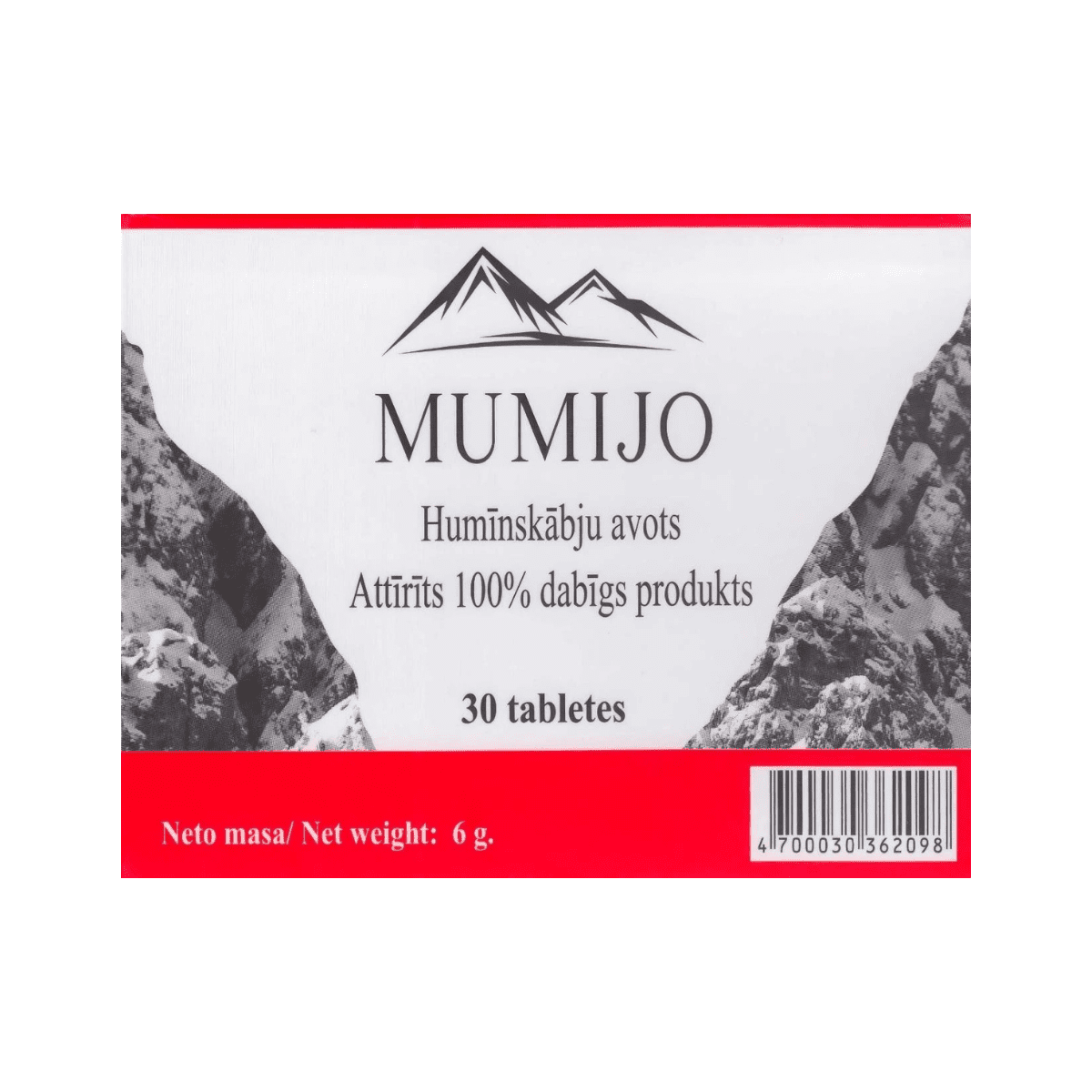 Altajské mumio Shilajit - 30 tabliet - BIOVIT LLC