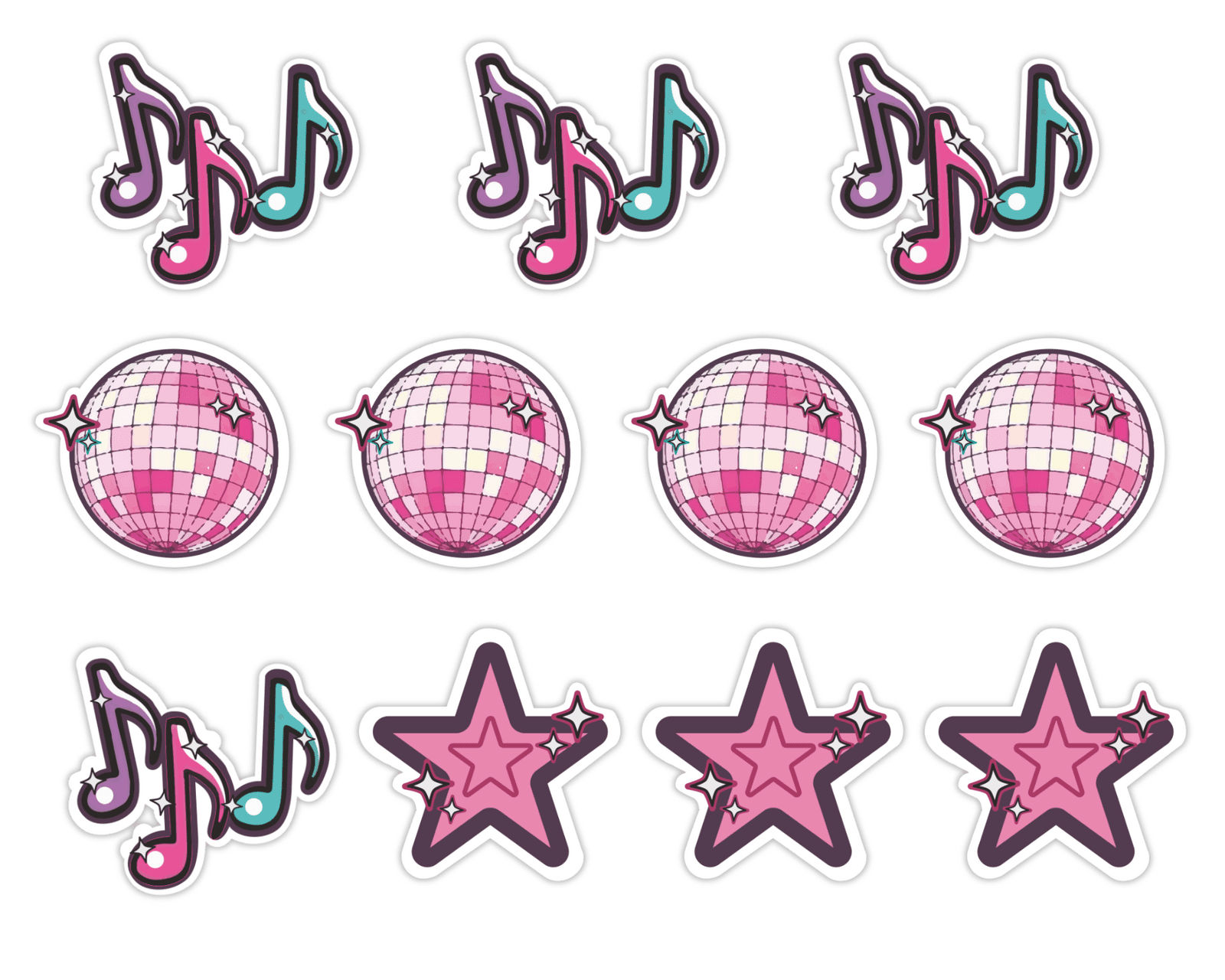 Personal Personalizované zápichy do koláčikov -  KPop Demon Hunters