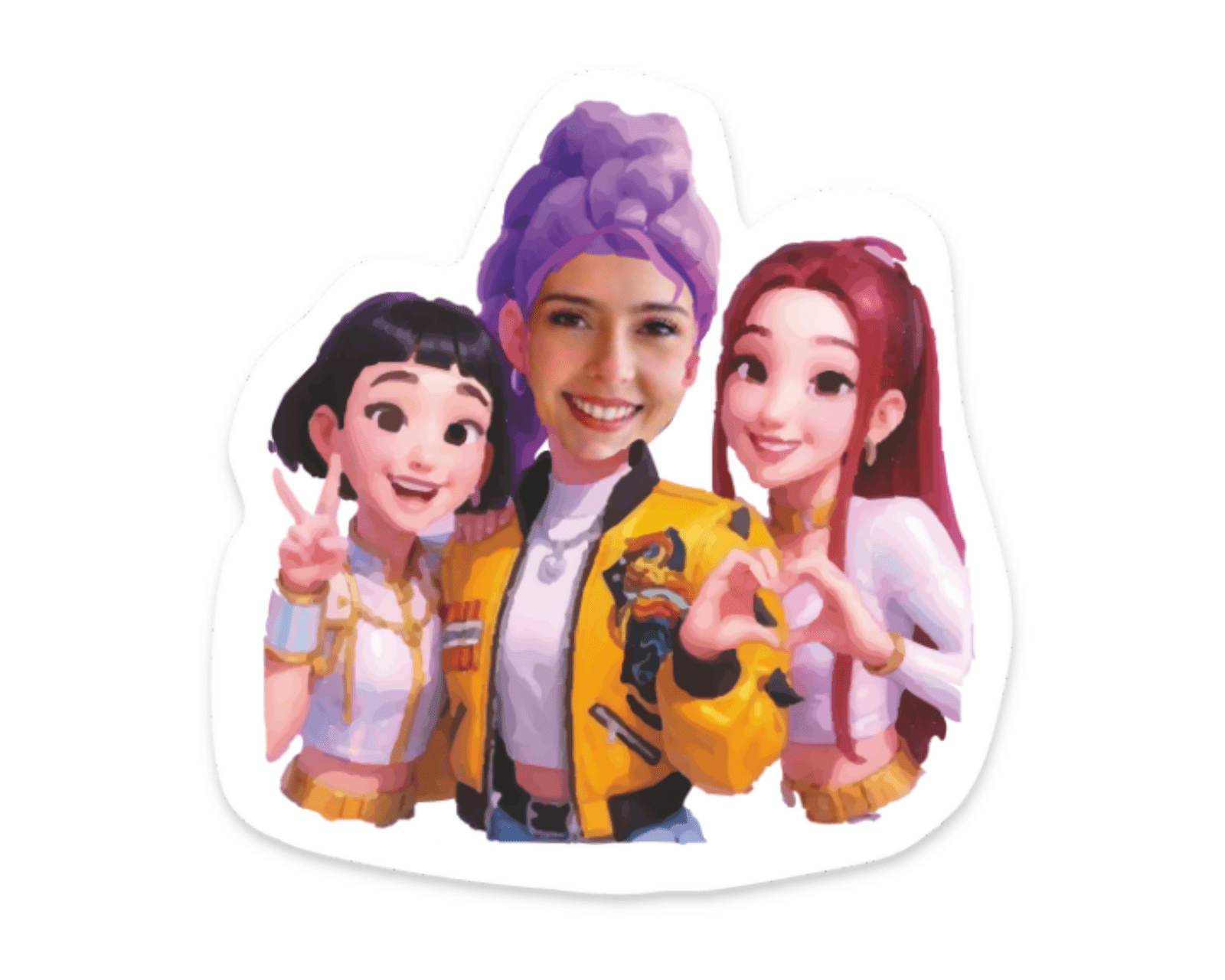 Personal Personalizovaný zápich na tortu -  Kpop Demon Hunters