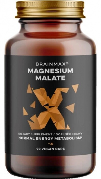 Brainmax magnesium malate 90 rostlinných kapslí