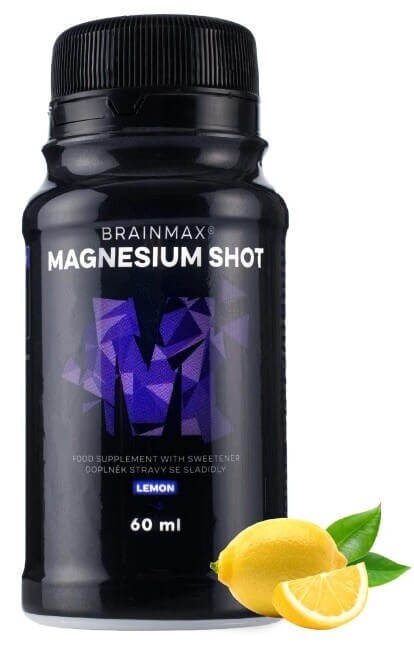 Brainmax magnesium shot 60 ml - citron