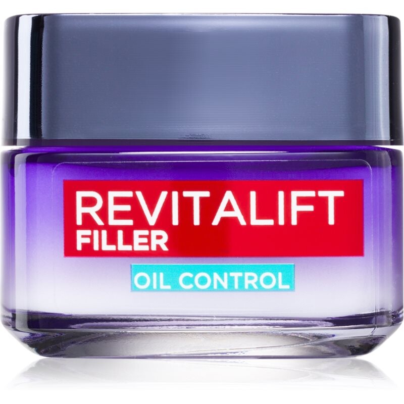 L’Oréal Paris Revitalift Filler Oil Control hĺbkovo hydratačný krém pre mastnú a zmiešanú pleť 50 ml