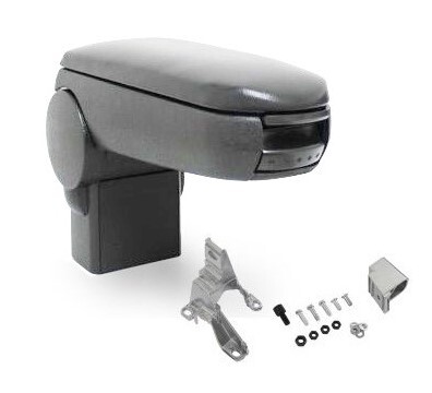 Pro.tec Lakťová opierka VW BORA - kovový adaptér, šedá, eko-koža