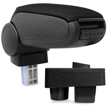 Pro.tec Lakťová opierka Škoda FABIA 2, čierna, textilný poťah