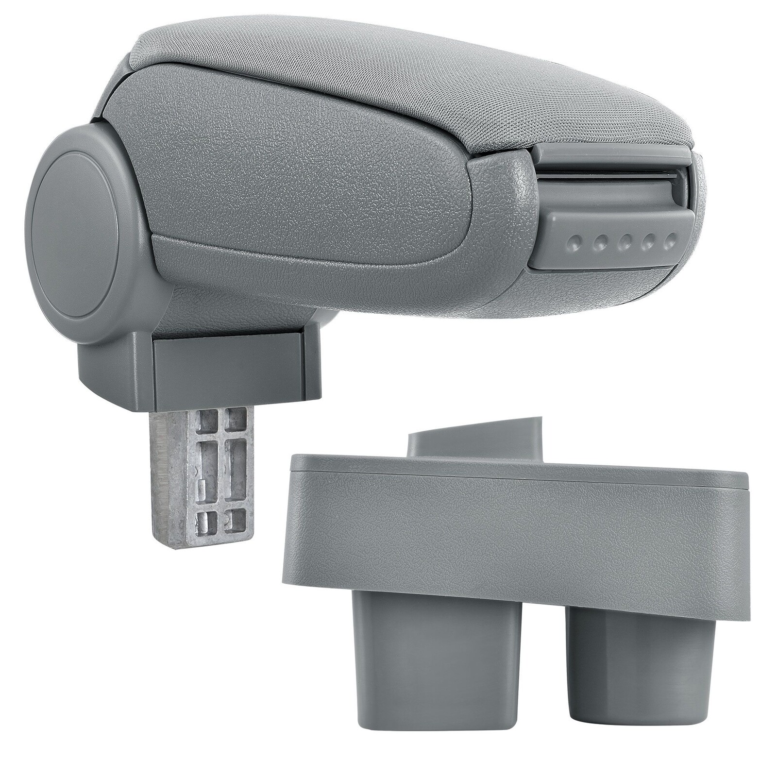 Pro.tec Lakťová opierka Škoda FABIA 2, šedá, textilný poťah