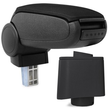 Pro.tec Lakťová opierka VW POLO 5 (6R) - plastový adaptér, čierna, textilný poťah