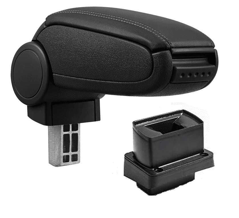 Pro.tec Lakťová opierka VW BORA - plastový adaptér, čierna, eko-koža