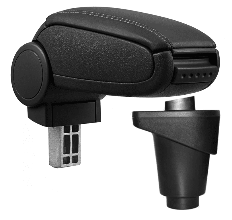 Pro.tec Lakťová opierka Fiat 500 L, čierna, eko-koža