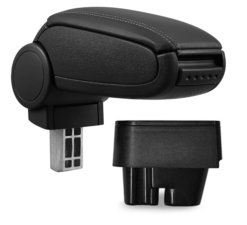 Pro.tec Lakťová opierka Peugeot 207 SW CC, čierna, eko-koža