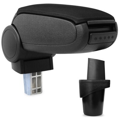 Pro.tec Lakťová opierka VW TOURAN, čierna, textilný poťah