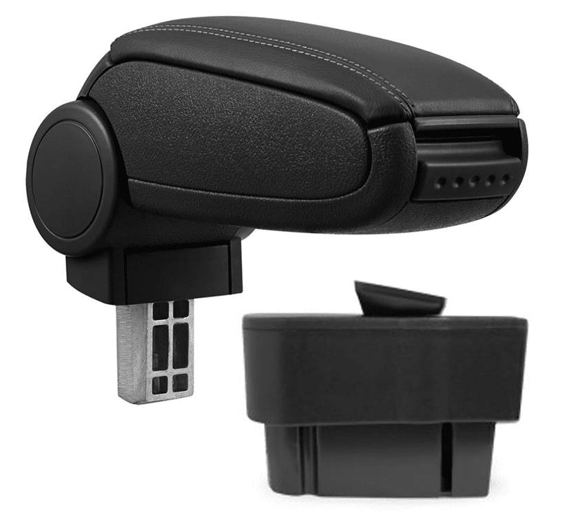 Pro.tec Lakťová opierka Opel CORSA D, čierna, eko-koža