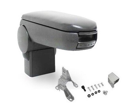 Pro.tec Lakťová opierka VW PASSAT B5- kovový adaptér, šedá, eko-koža