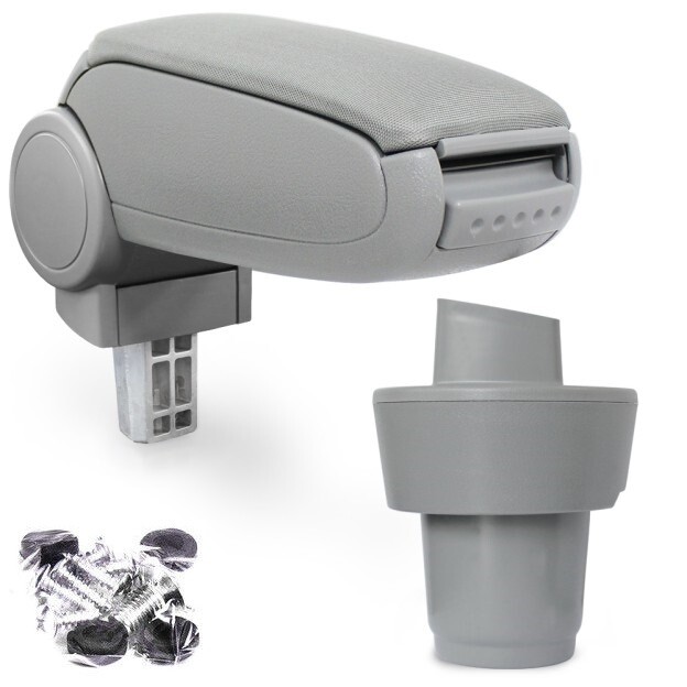 Pro.tec Lakťová opierka Škoda OCTAVIA 2 (1Z), šedá, textilný poťah