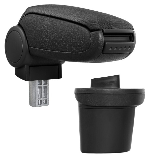 Pro.tec Lakťová opierka Nissan JUKE, čierna, textilný poťah