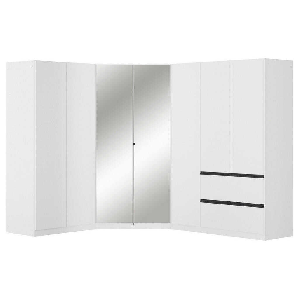 Rauch Möbel ROHOVÁ ŠATNÍKOVÁ SKRIŇA, biela, 208/197/253 cm