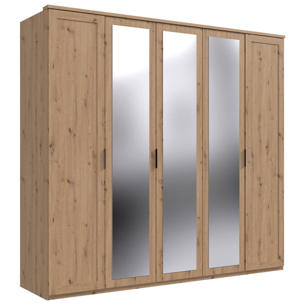 MID.YOU SKRIŇA S OTOČNÝMI DVERAMI, dub artisan, 225/210/58 cm