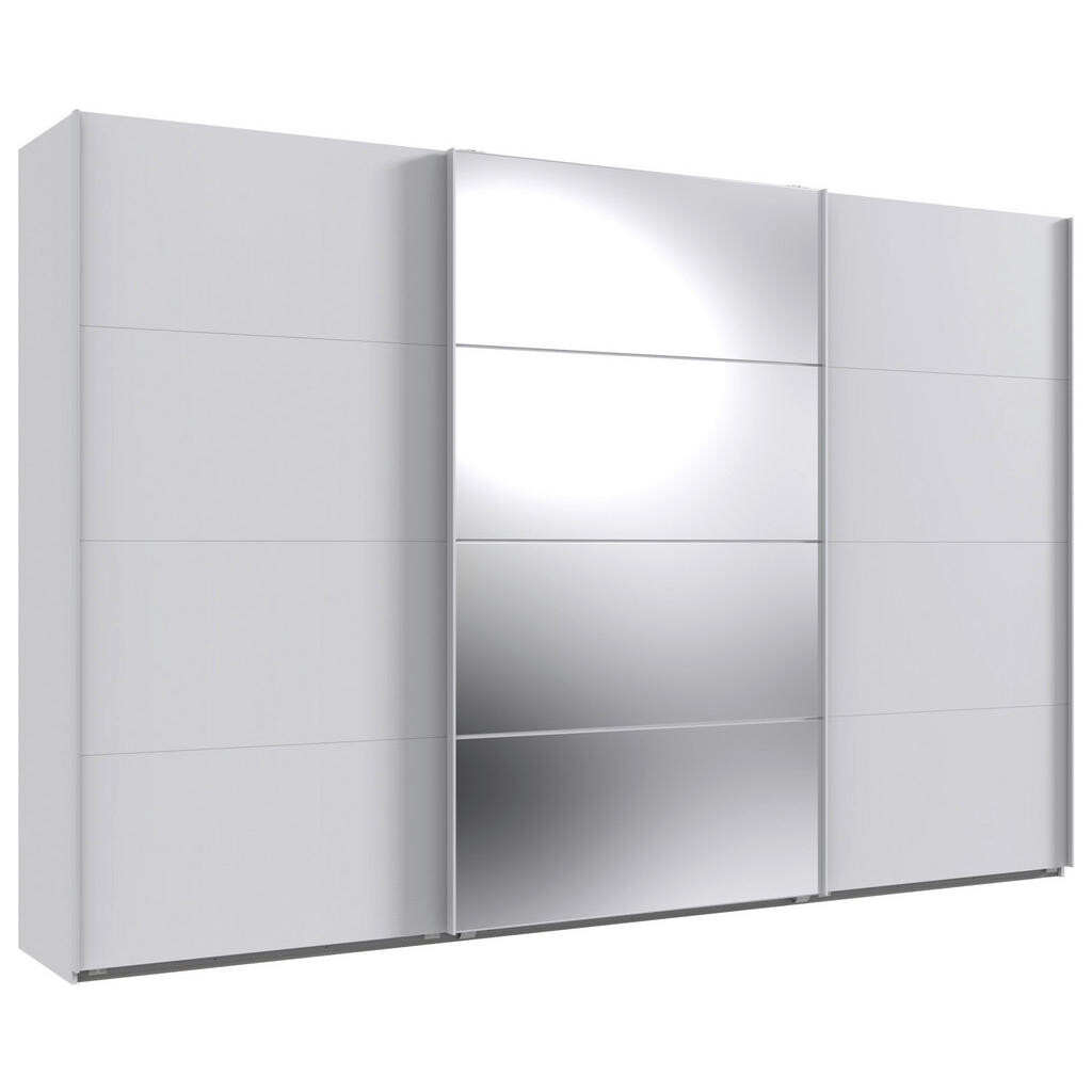 MID.YOU ŠAT. SKRIŇA S POSUV. DVERAMI, biela, 360/236/64 cm