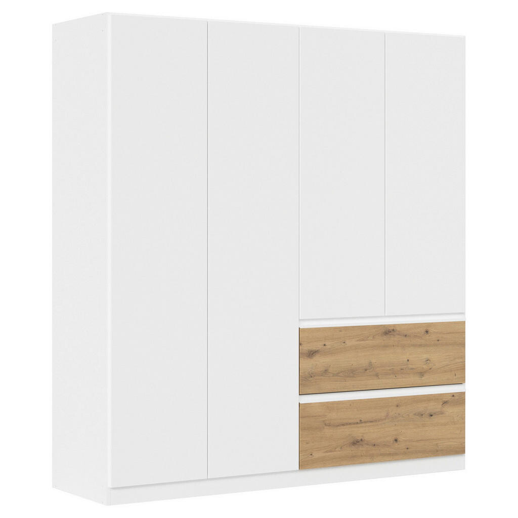 Rauch Möbel SKRIŇA S OTOČNÝMI DVERAMI, biela, dub artisan, 181/197/54 cm