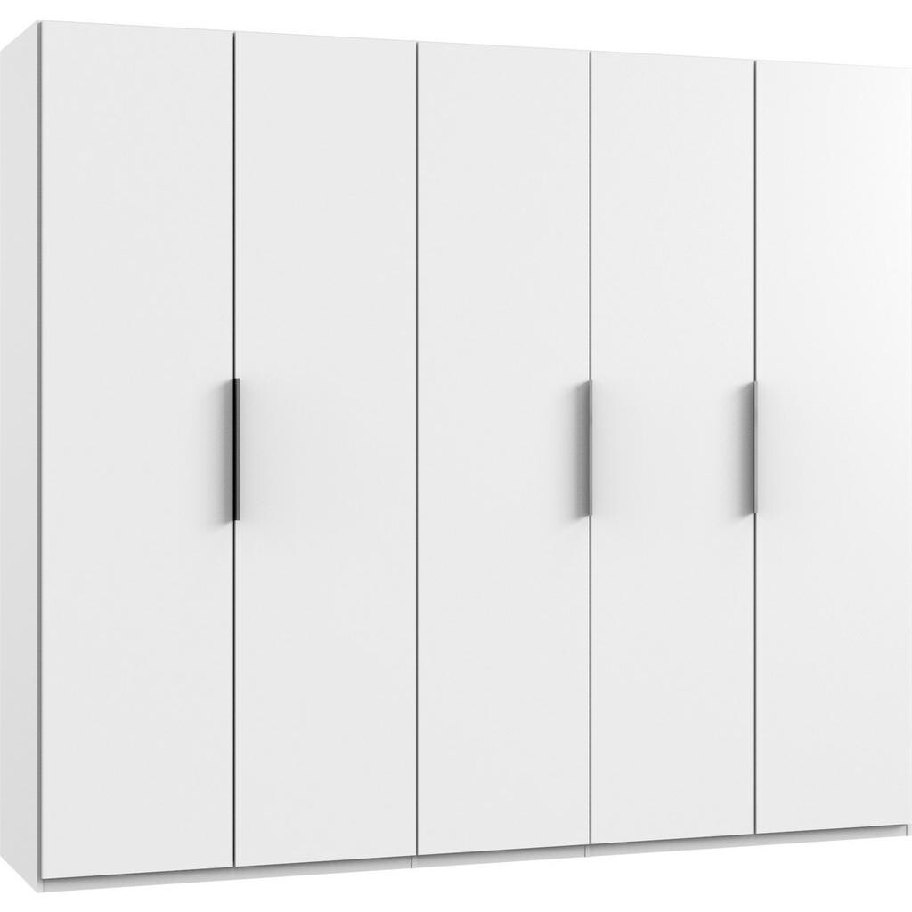 MID.YOU SKRIŇA S OTOČNÝMI DVERAMI, biela, 250/216/58 cm