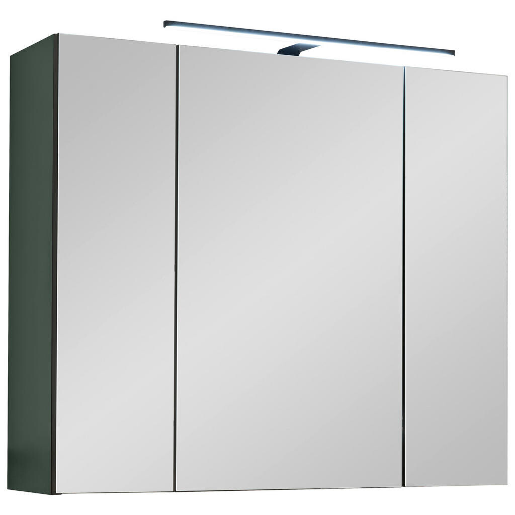 MID.YOU ZRKADLOVÁ SKRINKA, zelená, čierna, 80/70/23 cm