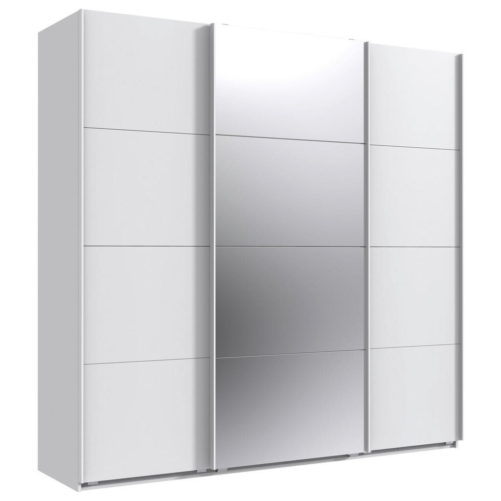 MID.YOU ŠAT. SKRIŇA S POSUV. DVERAMI, biela, 225/236/64 cm