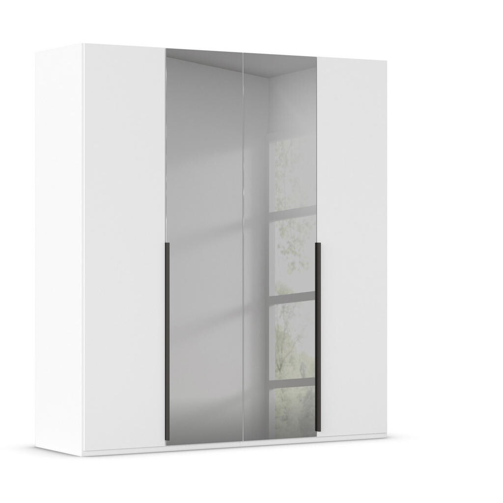 Rauch Möbel SKRIŇA S OTOČNÝMI DVERAMI, sivá, biela, 201/223/61 cm