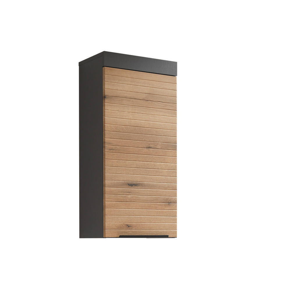 MID.YOU ZÁVESNÁ SKRINKA, farba duba, grafitová, 36/77/23 cm