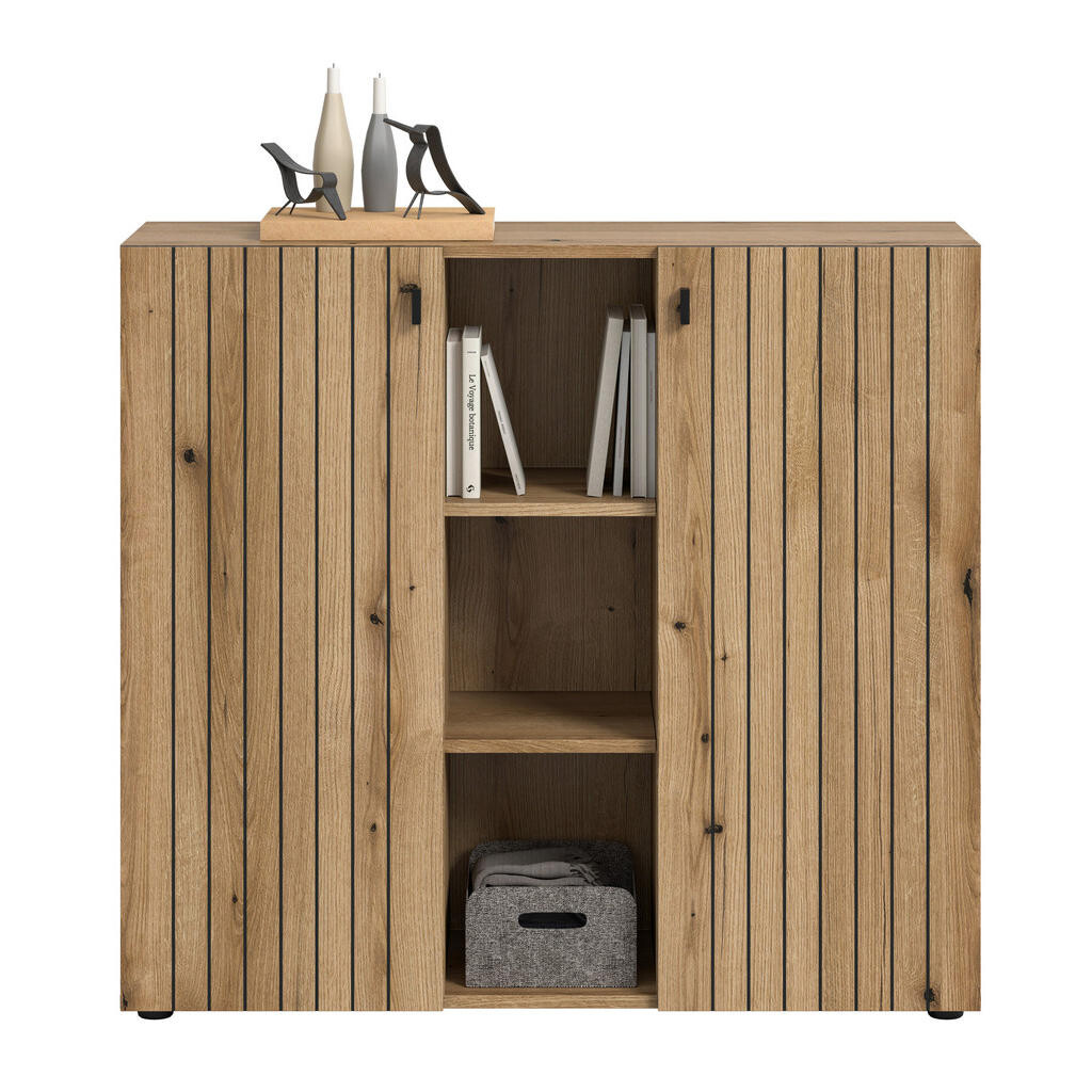 MID.YOU KOMODA, farba duba, 106/96/37 cm