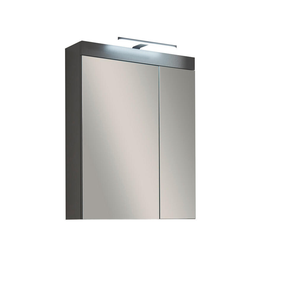 MID.YOU ZRKADLOVÁ SKRINKA, grafitová, grafitová, 60/77/17 cm