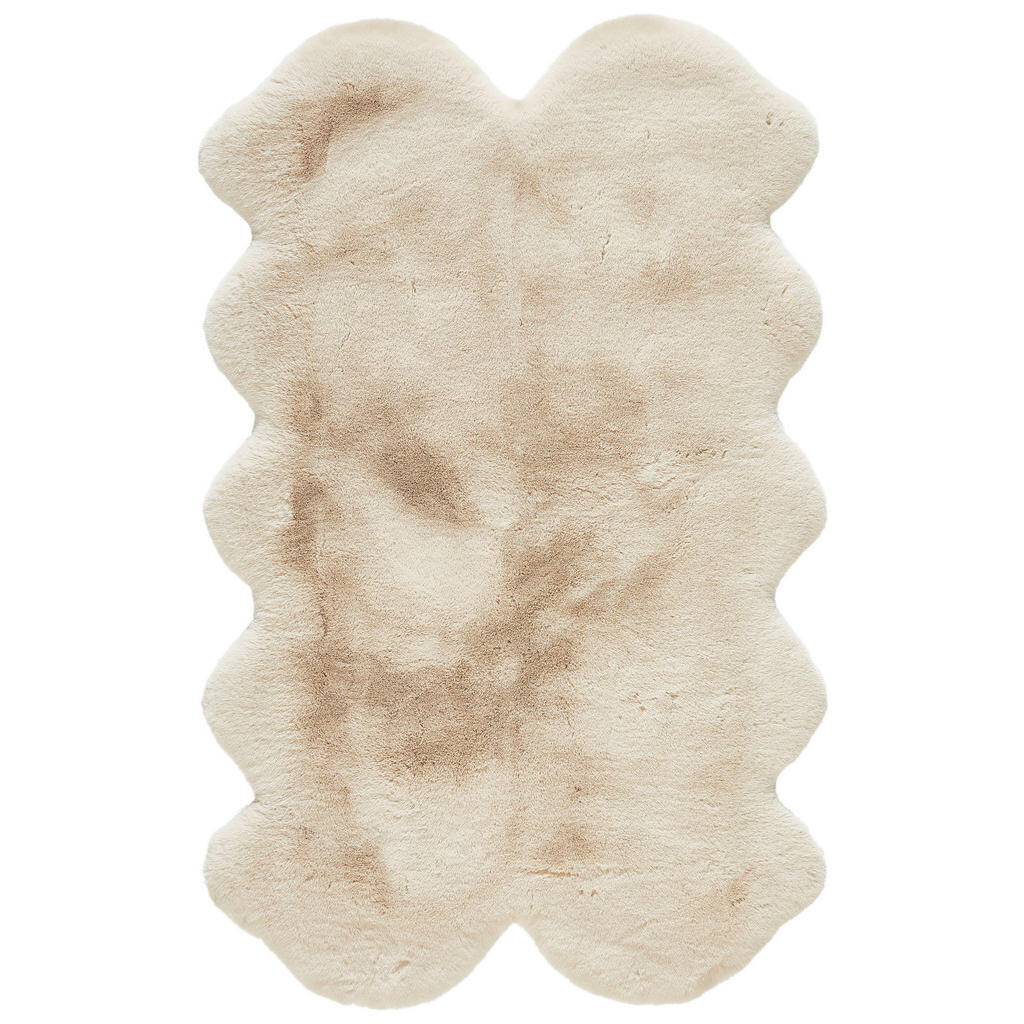 Novel UMELÁ KOŽUŠINA, 110/180 cm, béžová